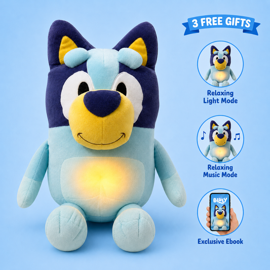 Breathing Bluy Plush for Better Sleep