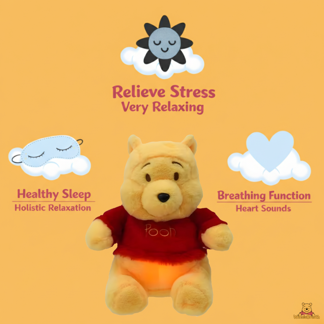 Breathing Winnie Plush for Anxiety