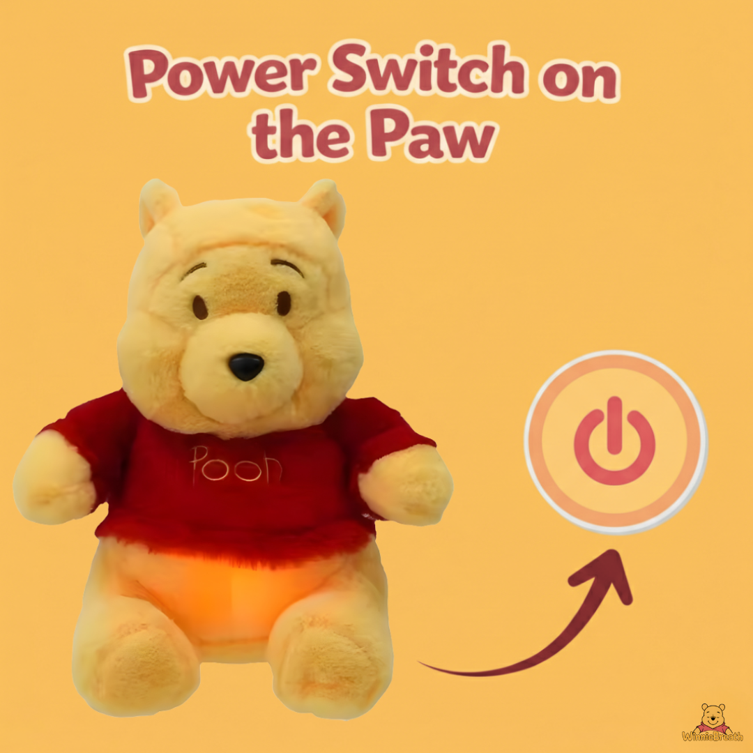 Breathing Winnie Plush for Anxiety