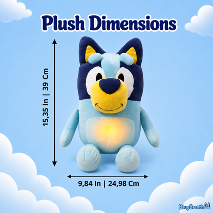 Breathing Bluy Plush for Better Sleep