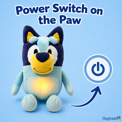 Breathing Bluy Plush for Better Sleep